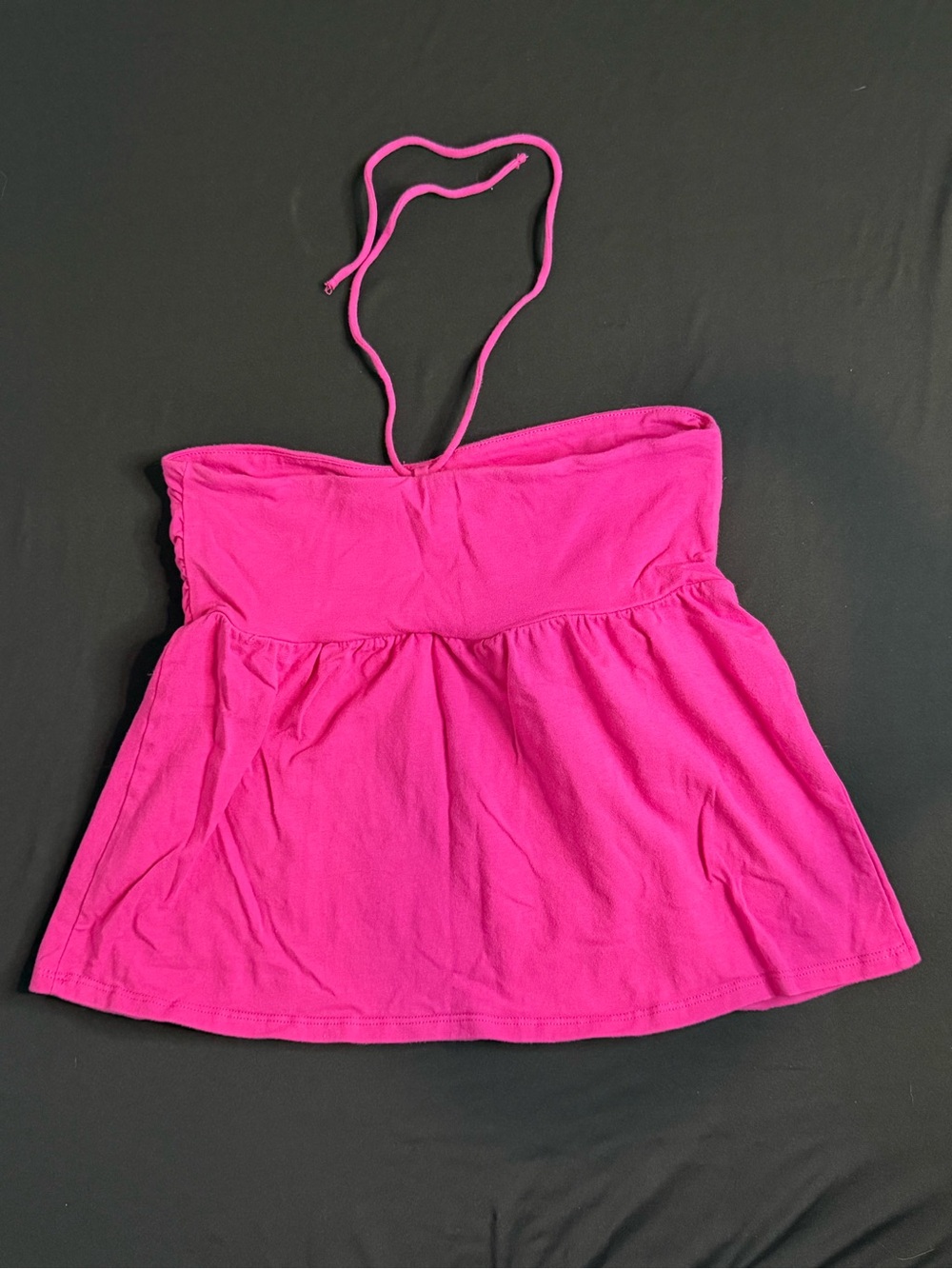 ART CLASS - Girls Strapless Halter Pink Summer Top - Picture 2 of 3